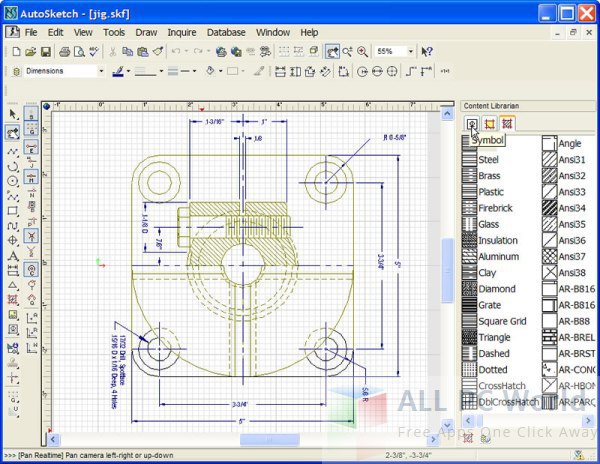 600x464 Autodesk Autosketch 10 Free Download - Autosketch