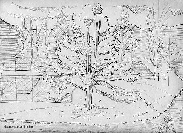 640x465 Sketch Autumn Blog.designosaur.us - Autumn Sketch
