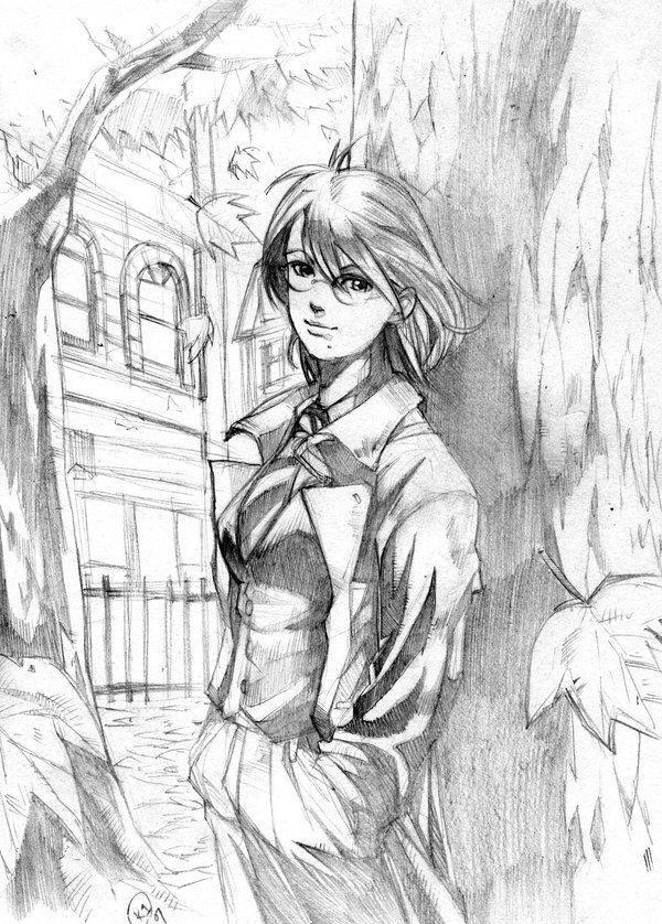 600x838 Autumn Sketch By Kei San - Autumn Sketch