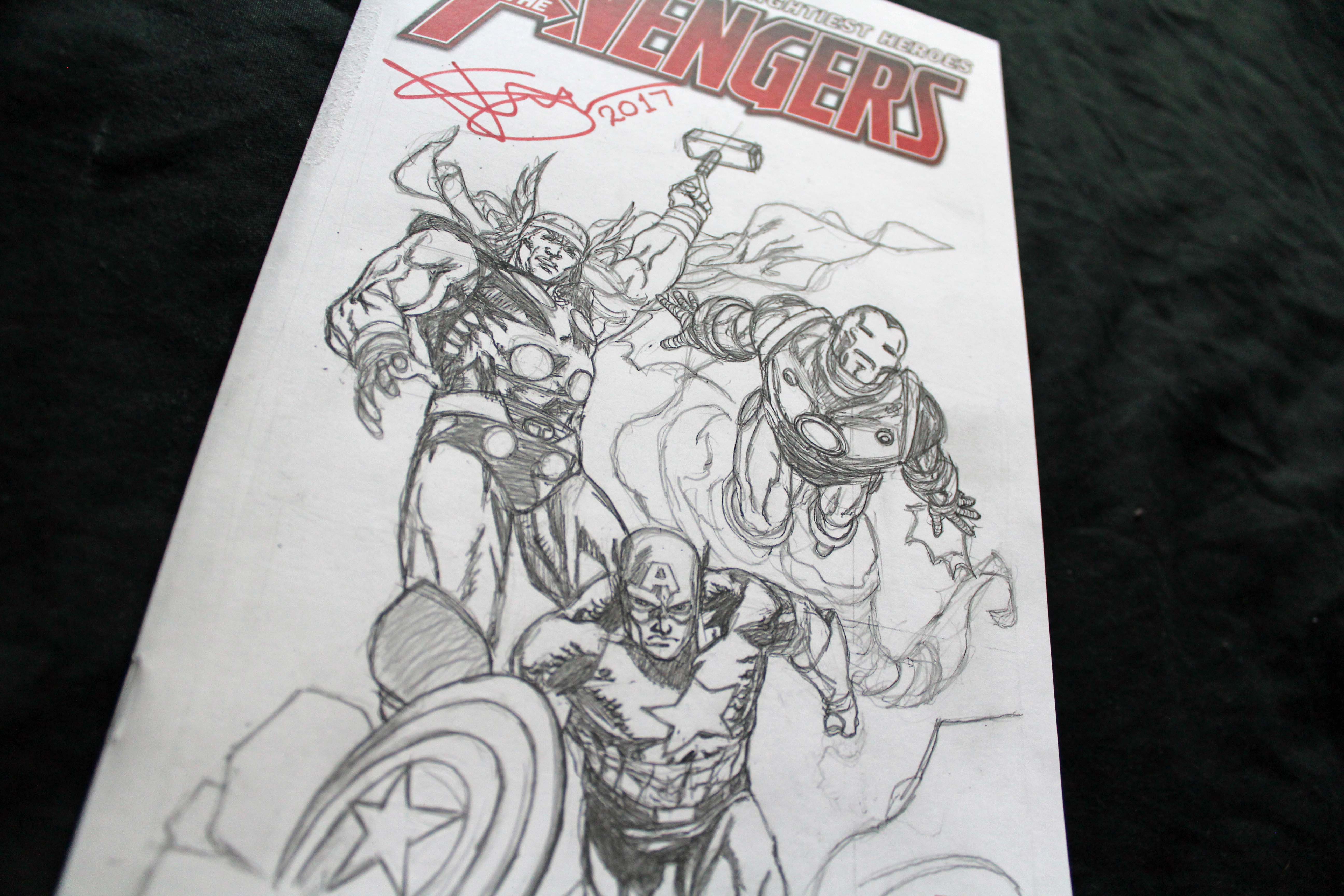 5184x3456 The Avengers - Avengers Sketch
