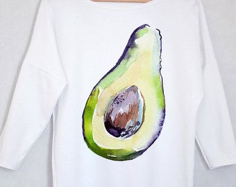 340x270 Avocado Sketch Etsy - Avocado Sketch