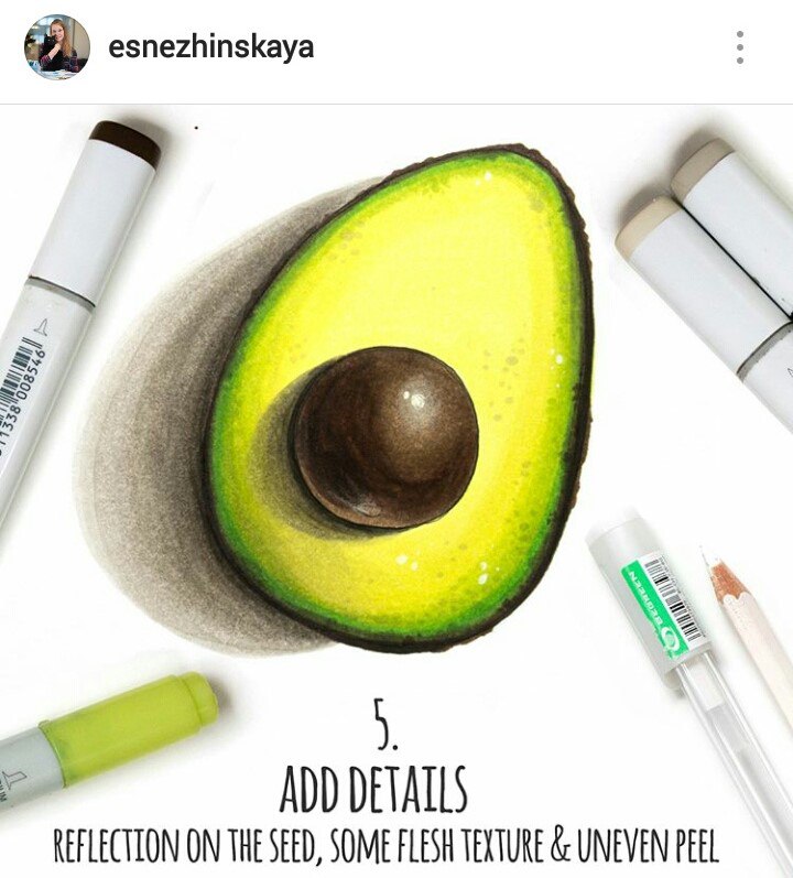 720x797 How To Sketch An Avocado Steemit - Avocado Sketch