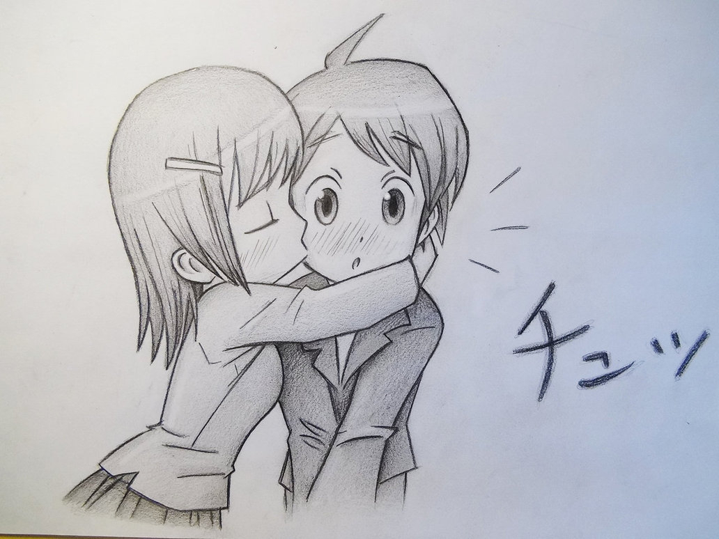 1032x774 Awesome Sketches To Draw Of Boy And Girls Boy And Girl Anime - Awesome Sketches