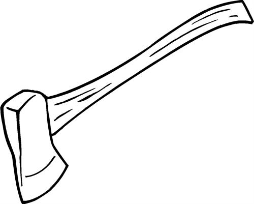500x401 Axe Drawing Free Download On - Ax Sketch