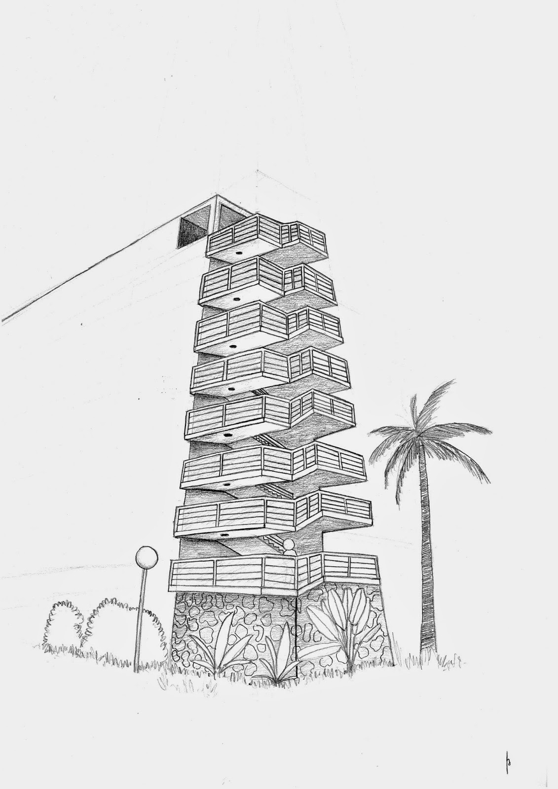 1131x1600 Bella Designs Ax 03 Sketch Outdoor Objects (Stairs) - Ax Sketch