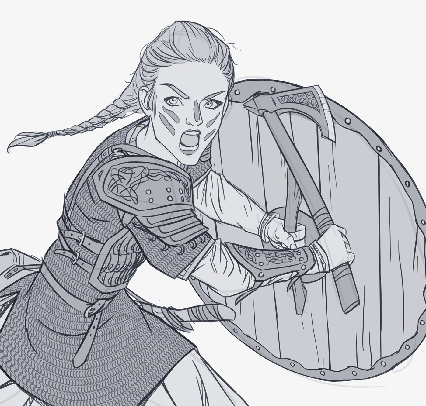 1400x1336 Sketch - Ax Sketch