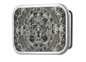 300x218 Aztec Calendar Belt Buckle Costume Metal New Mayan Women Indian - Aztec Calendar Sketch