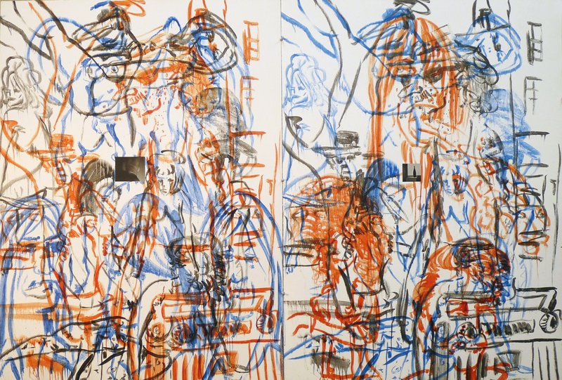 800x541 David Salle - Aztec Sketches