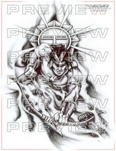 236x305 Aztec Warrior Clipart Drawing - Aztec Warrior Sketch
