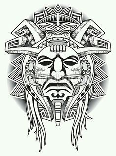 236x317 Pin By Cate Pfeifer On Totfs Clipart Tattoos, Tattoo - Aztec Warrior Sketch