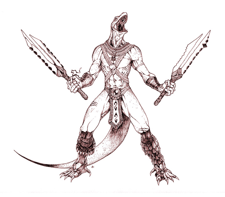 720x628 Aztec Komodo Warrior... By Edcomics - Aztec Warrior Sketch