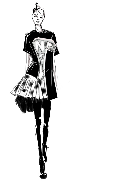 452x640 Sketches Bampw Sonja Diener Fashion Design Amp Illustration - B&W Sketches