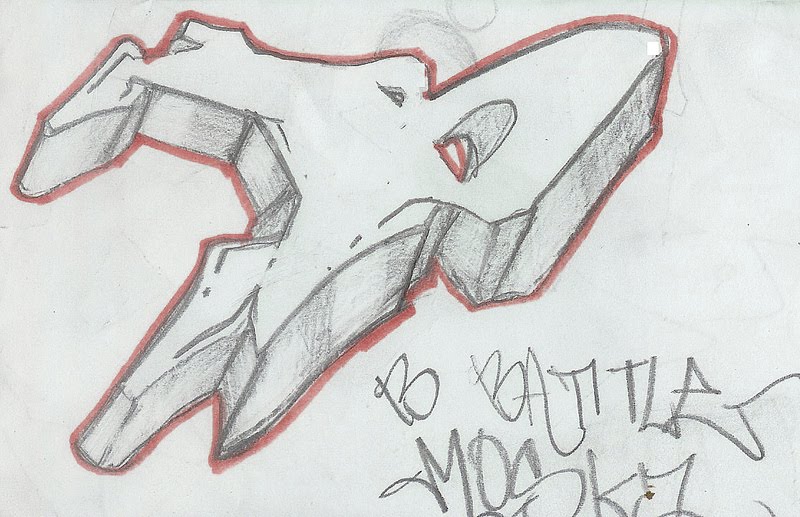 800x517 Best Graffiti 2011 Graffiti Letter B Sketches Design - B Sketch