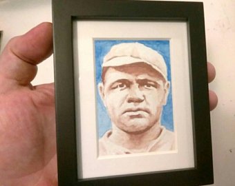 340x270 Sketch Of Babe Ruth Etsy - Babe Ruth Sketch