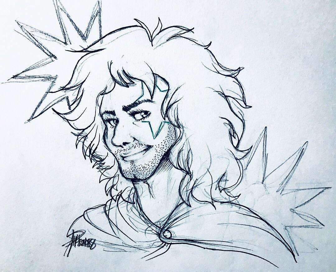 1080x873 Glam Rock Babe (Sketch) Gamegrumps - Babe Sketch