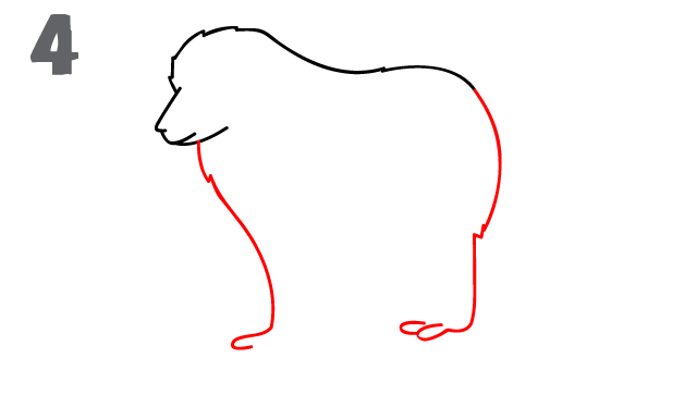 640x363 How To Draw A Baboon - Baboon Sketch