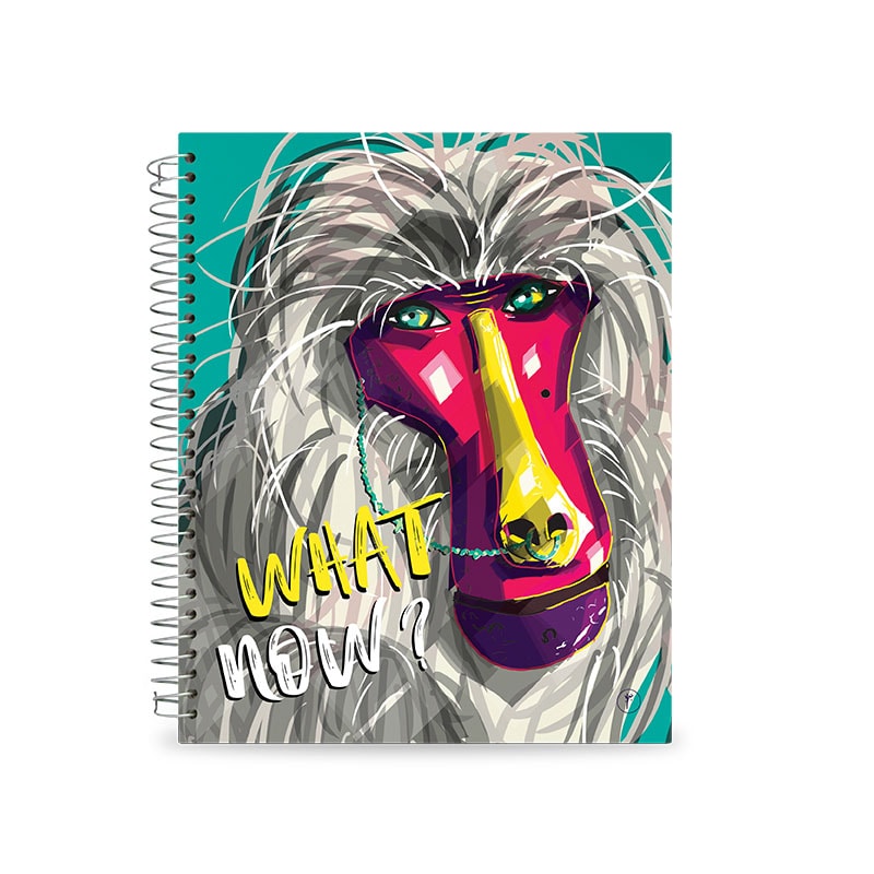 800x800 Notebook Side A4 Baboon Ym Sketch - Baboon Sketch