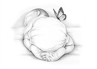 374x266 Sweet Dreams Art In 2018 Drawings, Sketches And Angel - Baby Angel Sketch