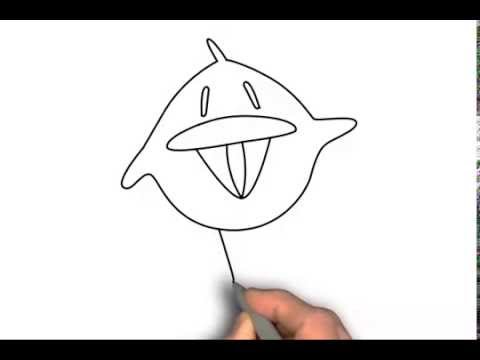 480x360 Drawing Baby Bird Pocoyo Dibujo Pajaro De Bebe Pocoyo - Baby Bird Sketch