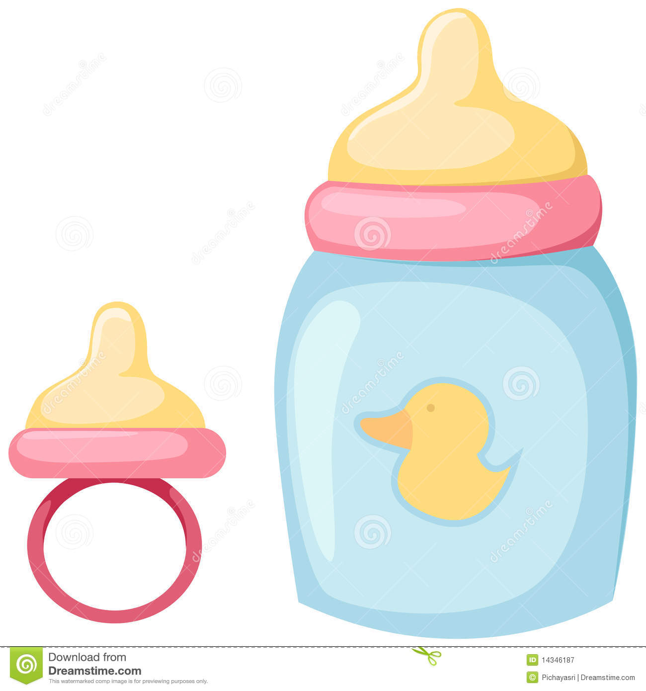 1300x1390 Drawing Of A Baby Bottle Baby Bottle Sketch Royalty Free Stock - Baby Bottle Sketch