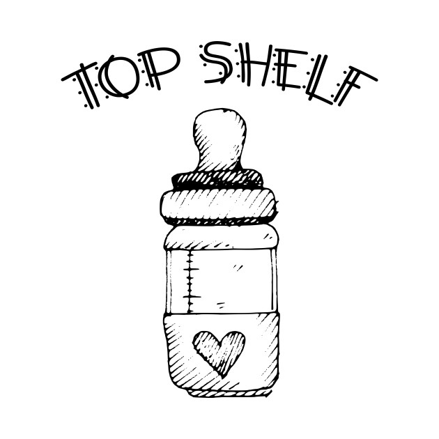 630x630 Top Shelf Baby Bottle - Baby Bottle Sketch