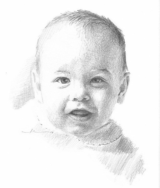 Baby Boy Sketch at PaintingValley.com | Explore collection of Baby Boy ...