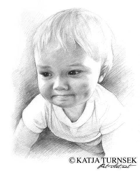 480x590 Related Image Coloring Pencil Drawings, Drawings - Baby Boy Sketch
