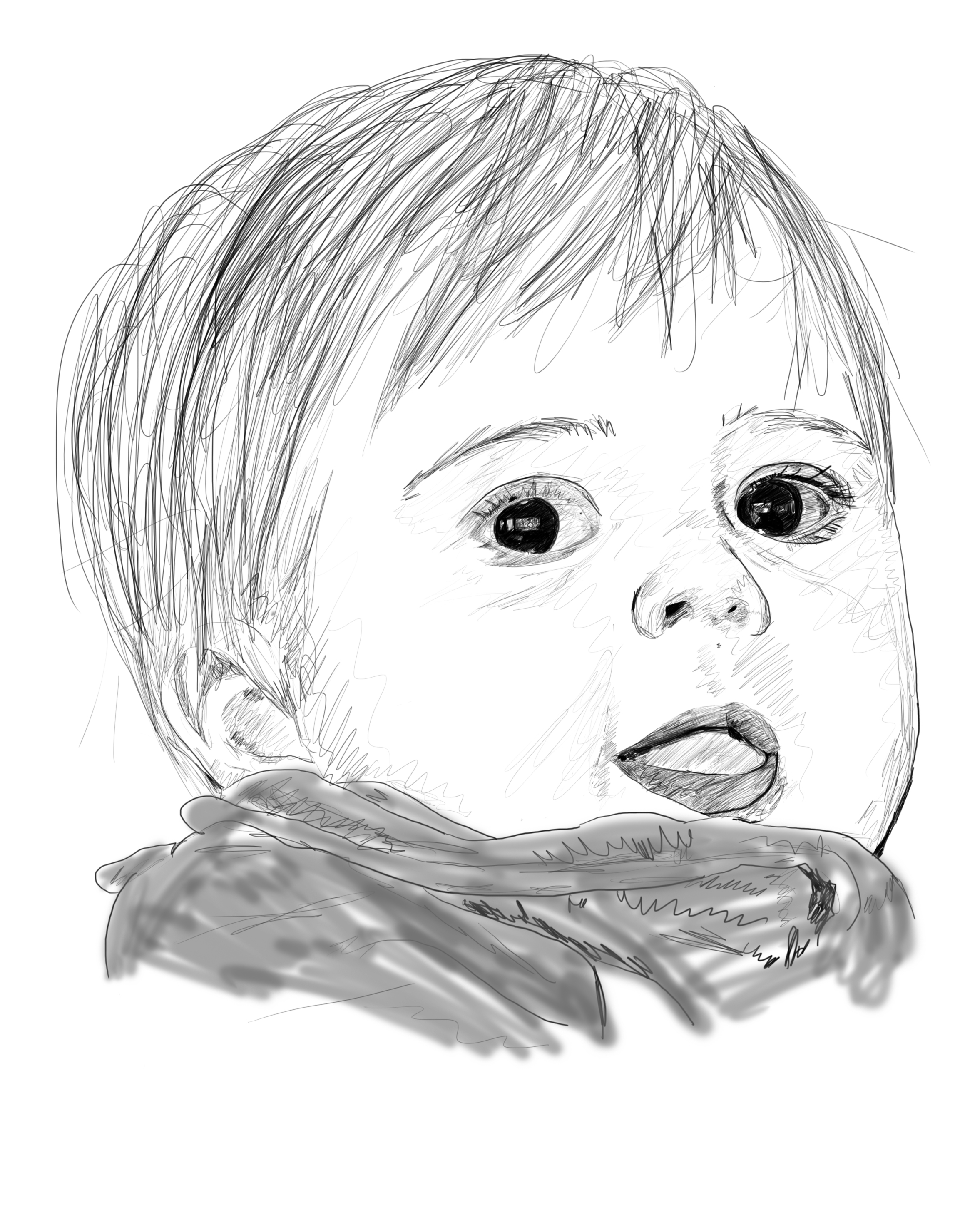 2294x2960 Baby Boy Some Bad Plankton - Baby Boy Sketch