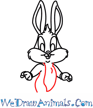 300x350 How To Draw Baby Bugs Bunny - Baby Bunny Sketch
