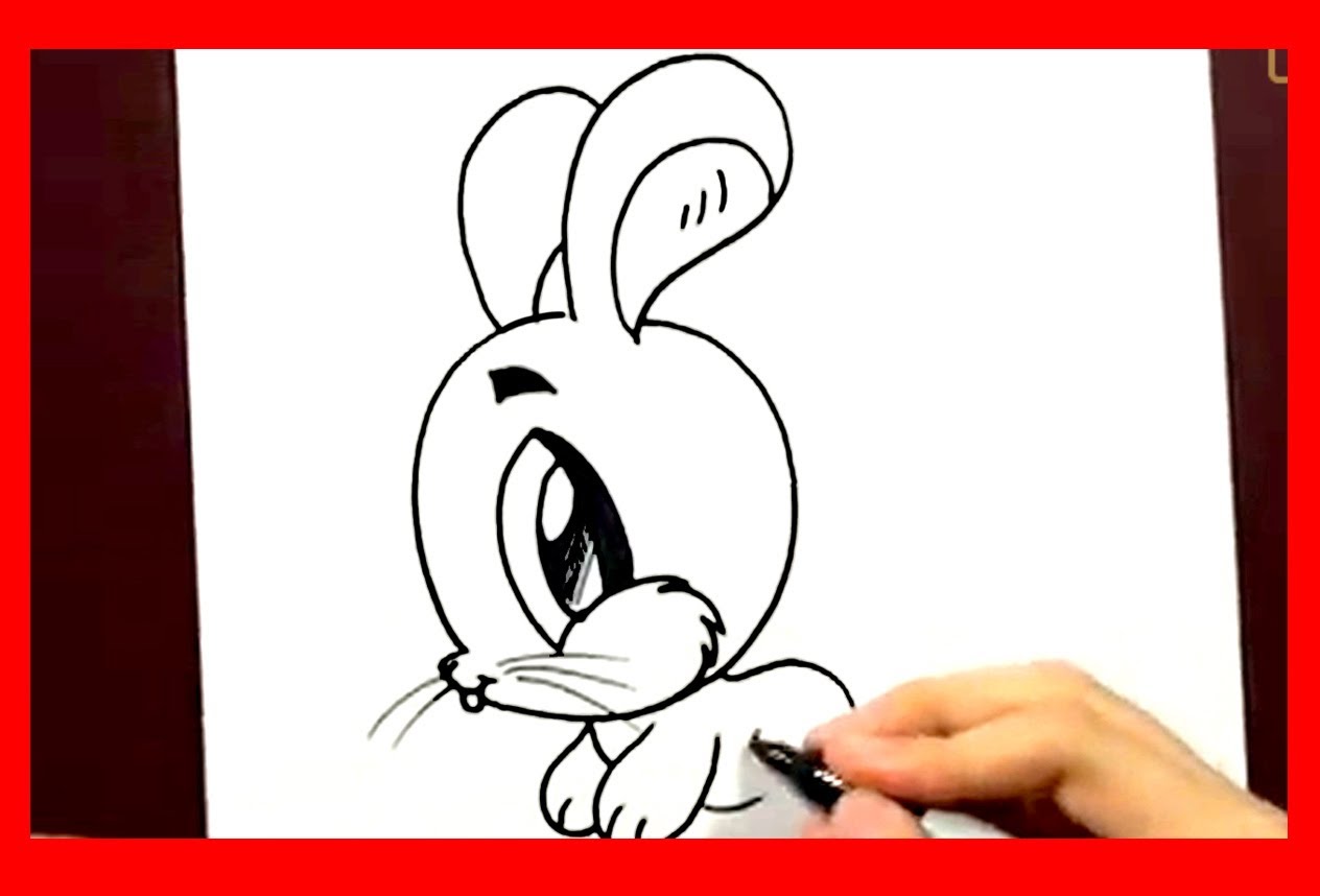 1264x858 How To Draw A Cute Chibi Bunny In 2 Min - Baby Bunny Sketch