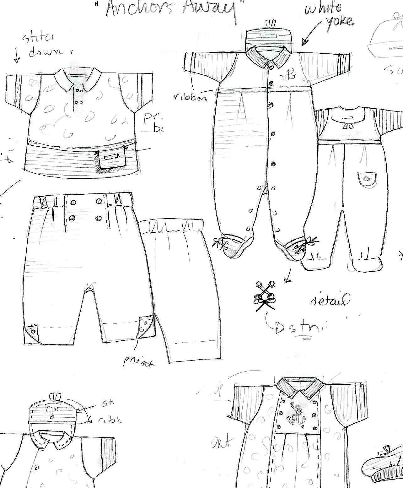 1284x1554 Designer Series Le Top Baby Le Top Blog - Baby Clothes Sketches