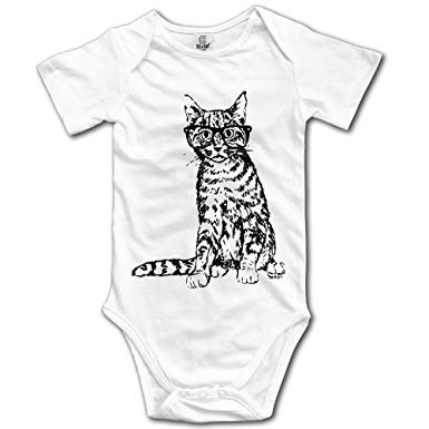385x385 Cat Sketch Infant Unisex Baby Clothes Bodysuit In 4 - Baby Clothes Sketches