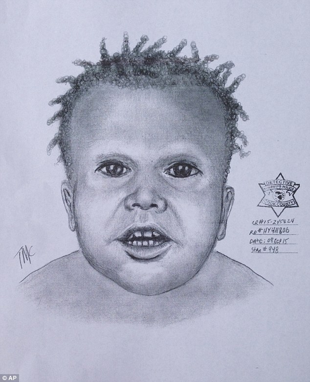 634x780 Chicago Police Release Sketch Of Toddler Found Dismembered In - Baby Doe Sketch