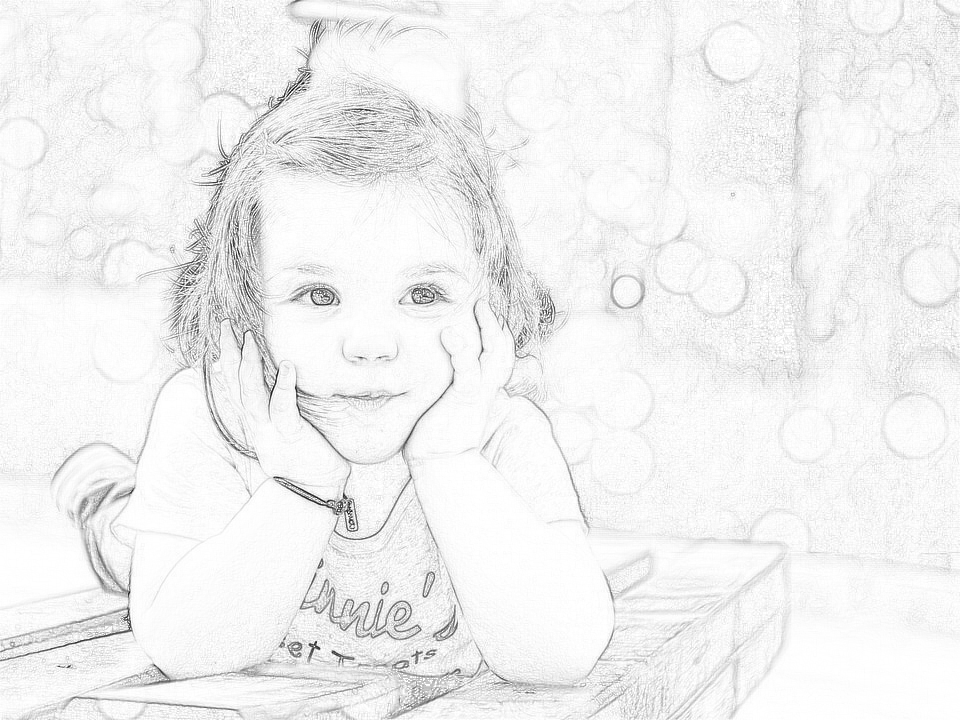 960x720 Sketch Of Baby Doll By Mike (@honysingh) Please Support Steemit - Baby Doll Sketch