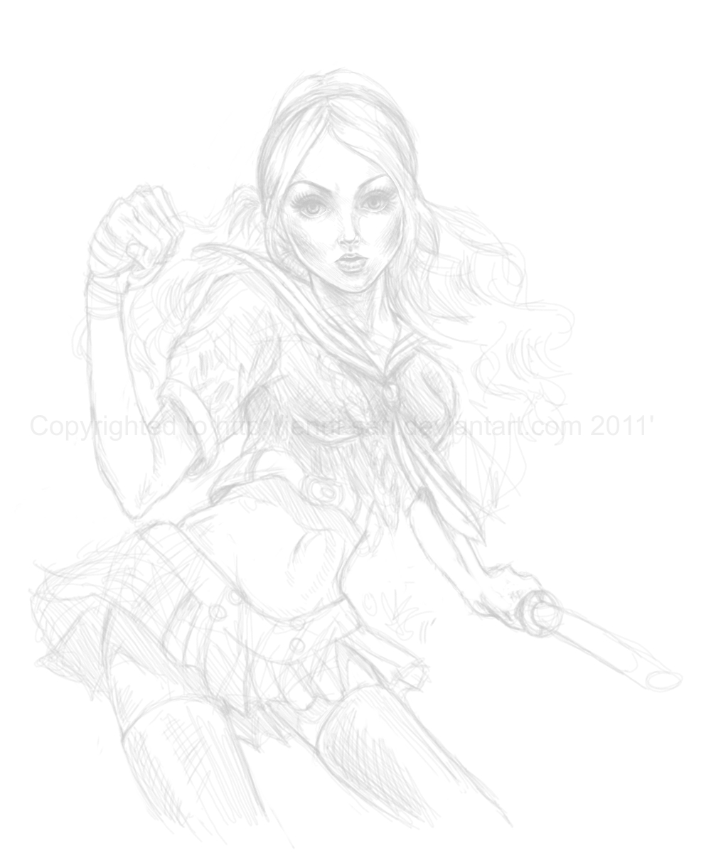 1000x1200 Baby Doll Sketch By Jenni San - Baby Doll Sketch