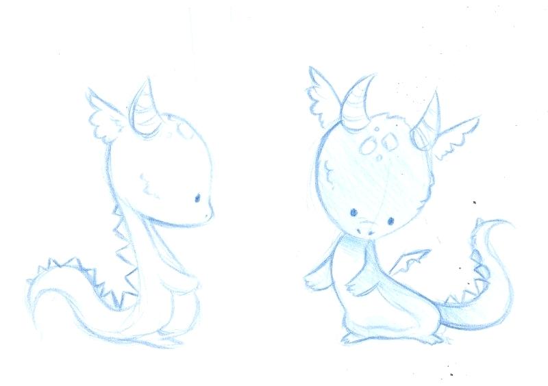 800x564 Baby Dragon Art Sketches By On Wall Stankwong - Baby Dragon Sketch