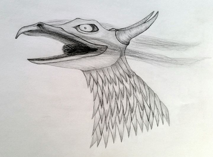 720x532 Baby Dragon - Baby Dragon Sketch