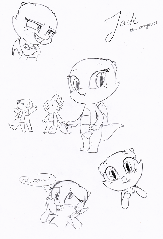 531x776 503936 - Baby Dragon Sketch