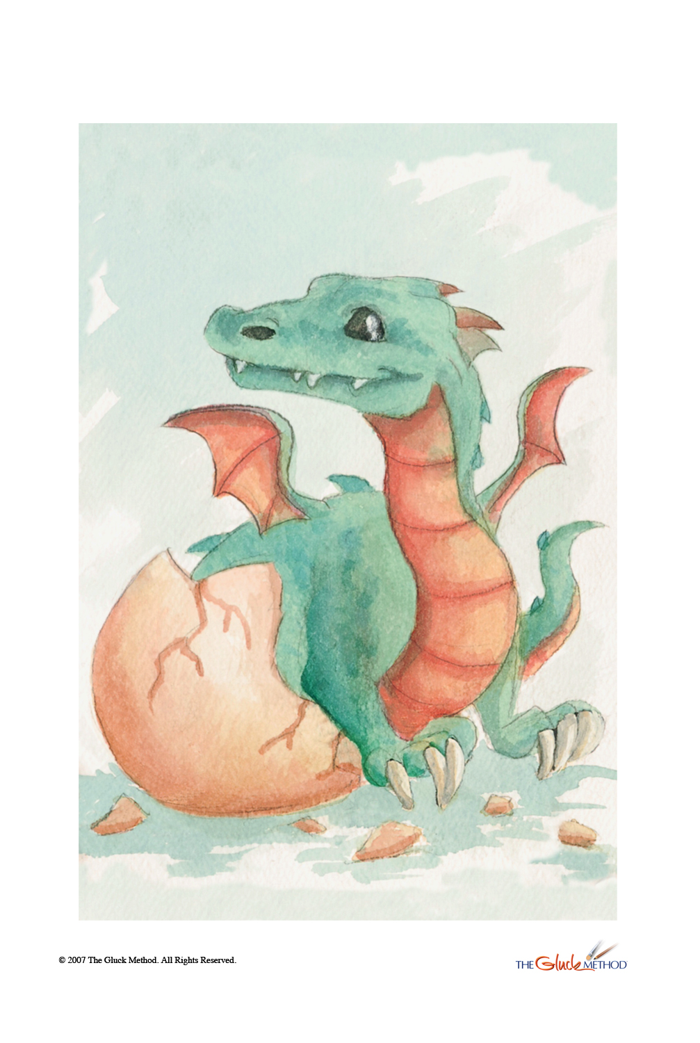 1007x1500 Art Time Classes Baby Dragon - Baby Dragon Sketch