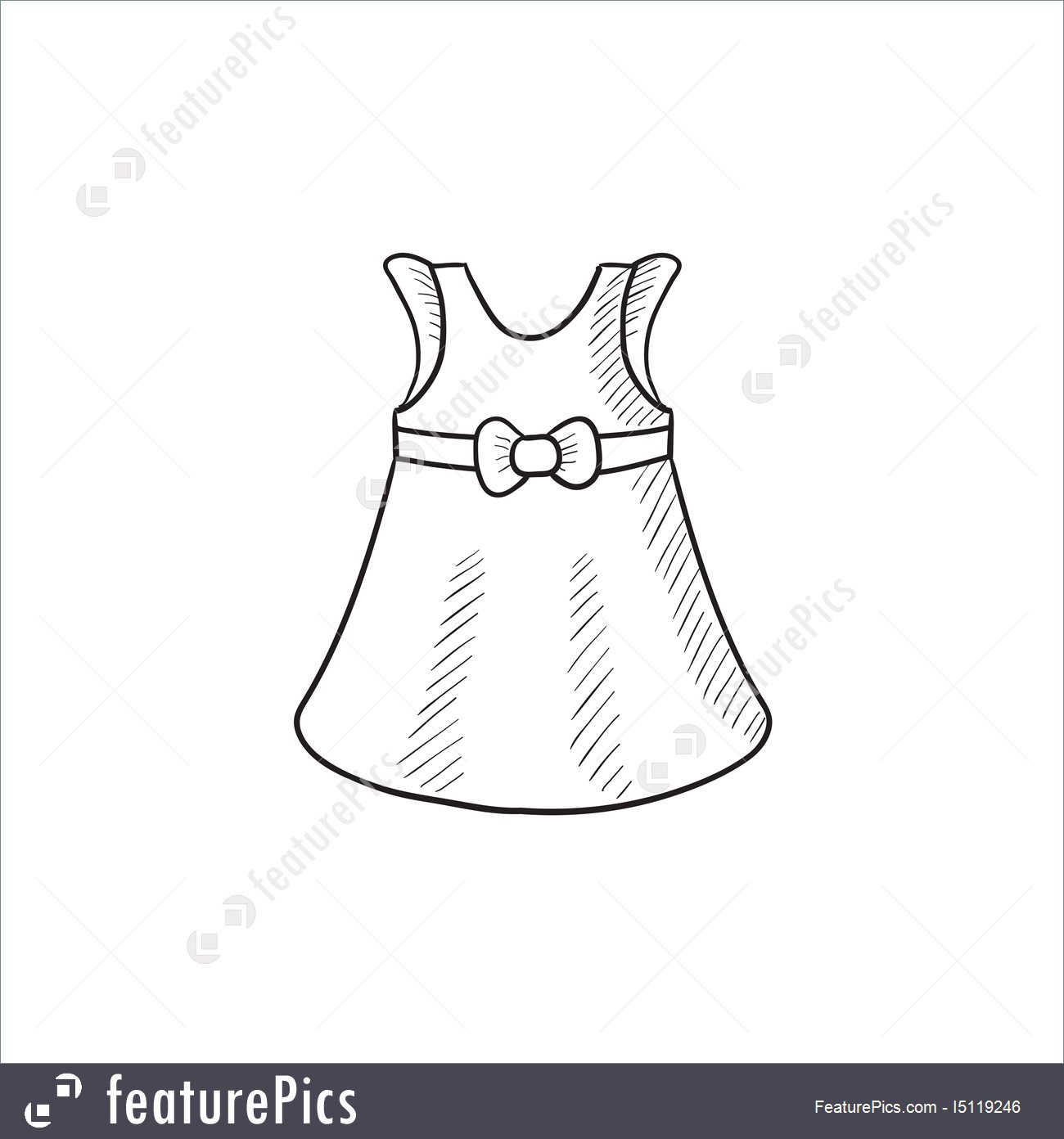 Baby Dress Sketch at PaintingValley.com | Explore collection of Baby ...