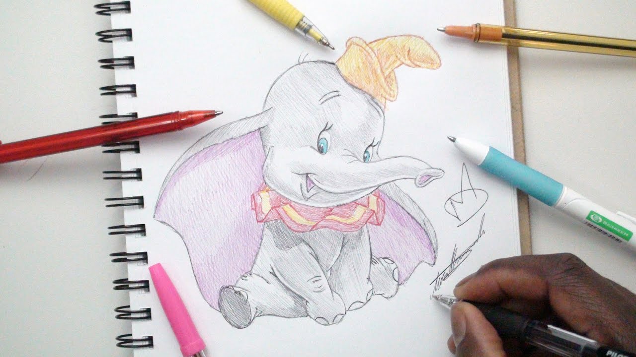 1280x720 Sketch Sunday - Baby Dumbo Sketch