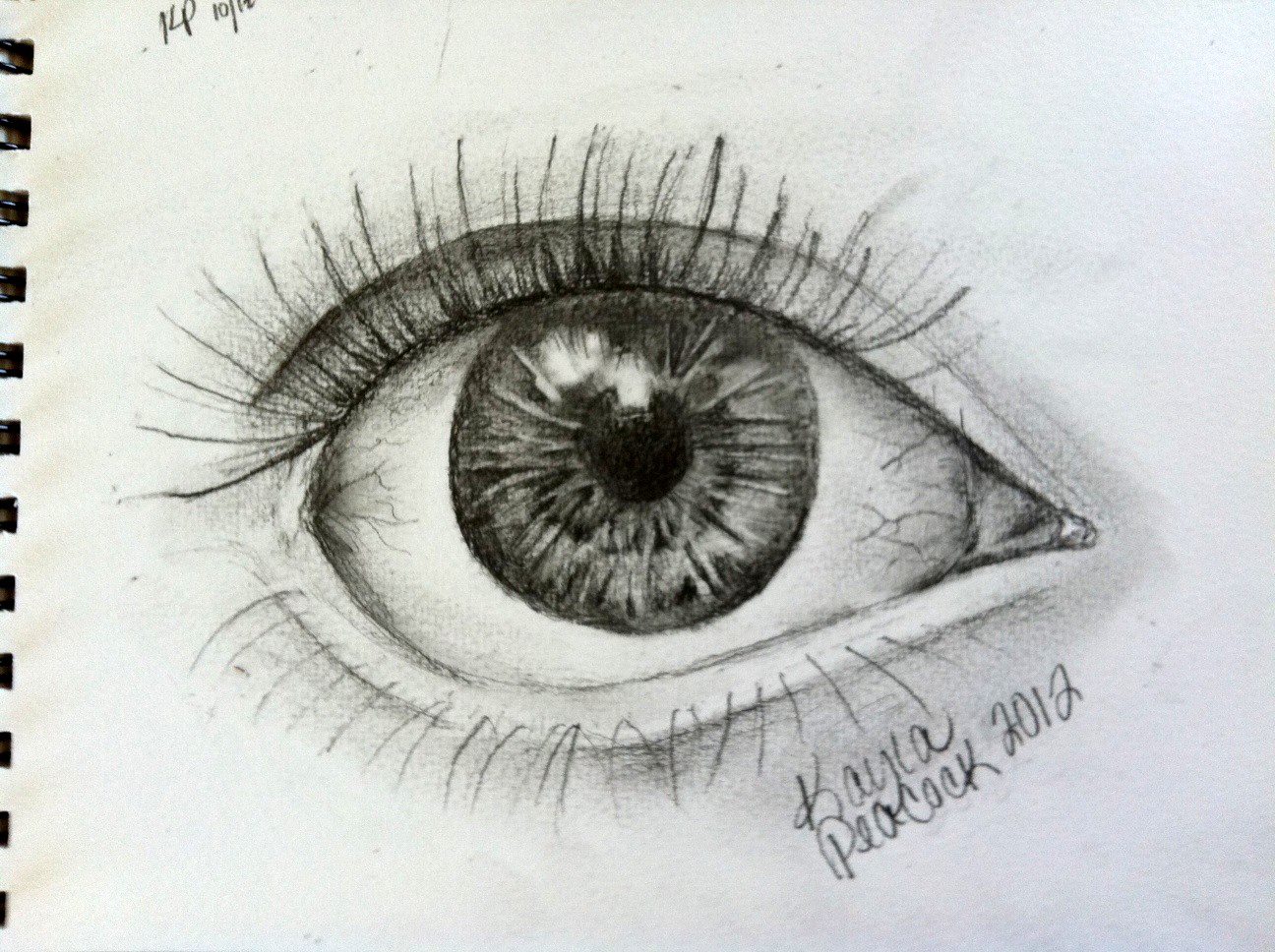 Baby Eyes Sketch at PaintingValley.com | Explore collection of Baby ...