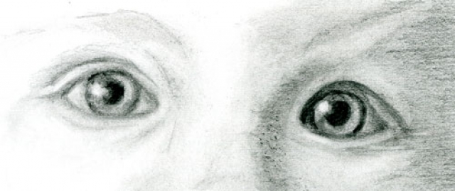 640x269 Baby Eyes - Baby Eyes Sketch