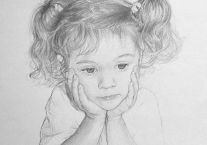 300x210 Pencil Drawing Baby Faces Baby Faces Drawing At Getdrawings Free - Baby Face Sketch
