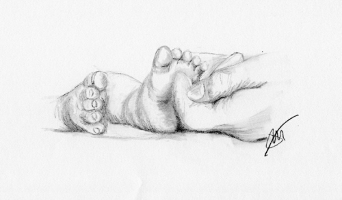 Baby Feet Sketch
