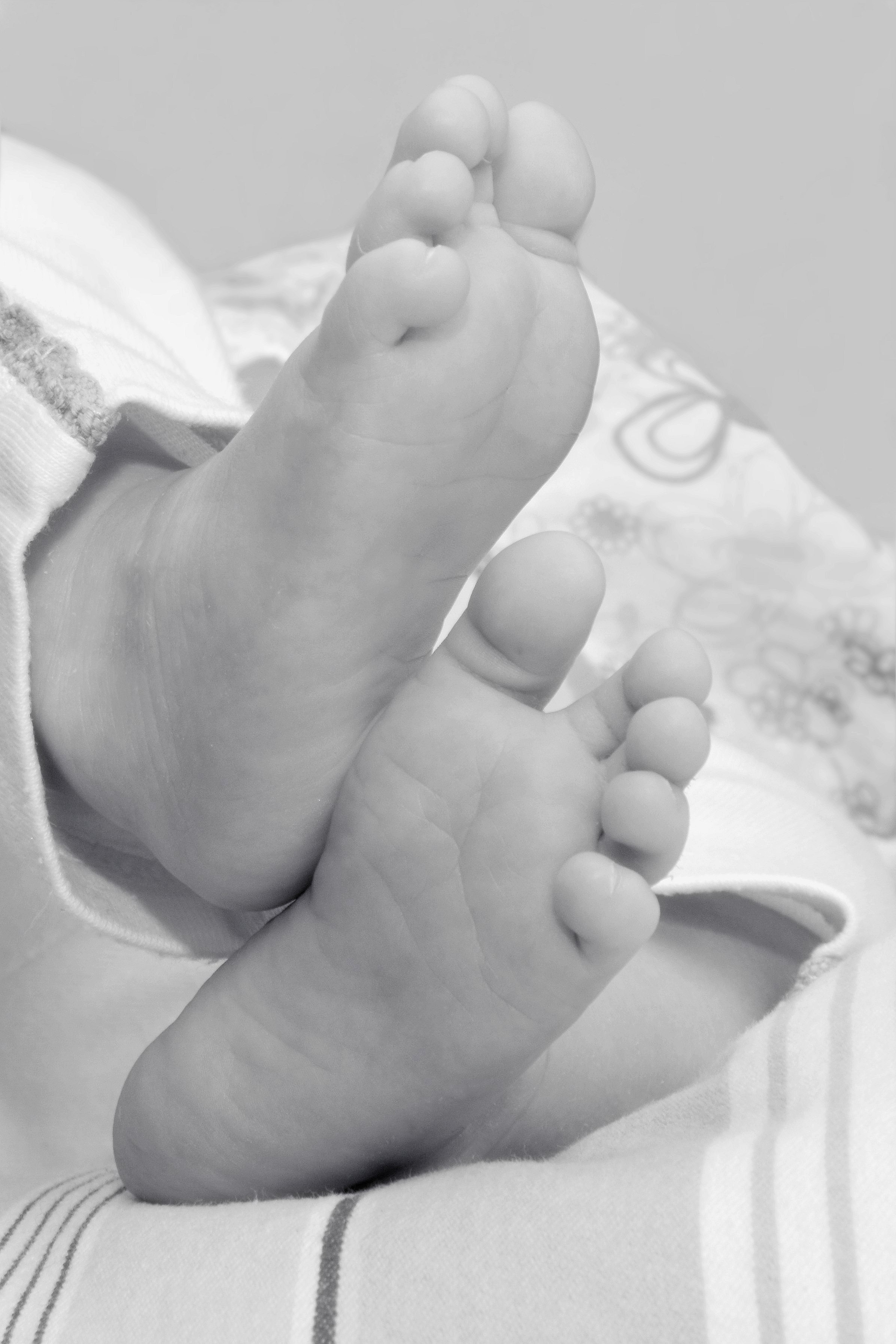 2393x3588 Free Images Hand, Black And White, Leg, Finger, Sitting, Child - Baby Feet Sketch