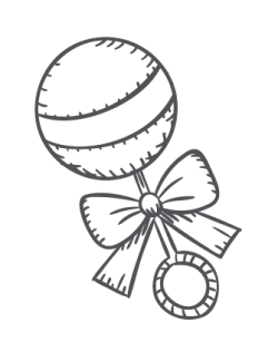 Baby Footprint Sketch