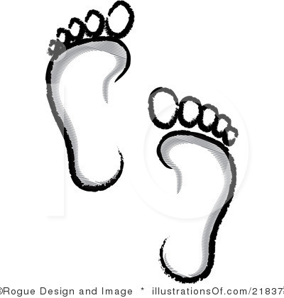 400x420 Free Clip Art Baby Feet Borders Clipart Panda - Baby Footprint Sketch