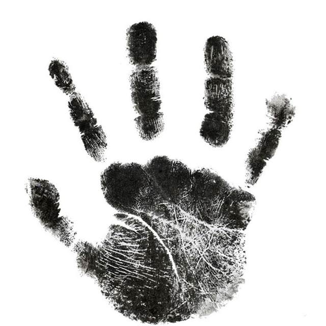 640x640 Online Shop Newborn Handprint Footprint Baby Care Non Toxic - Baby Footprint Sketch