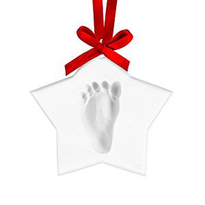 300x300 Pearhead Babyprints Baby Handprint Or Footprint Keepsake Ornament - Baby Footprint Sketch